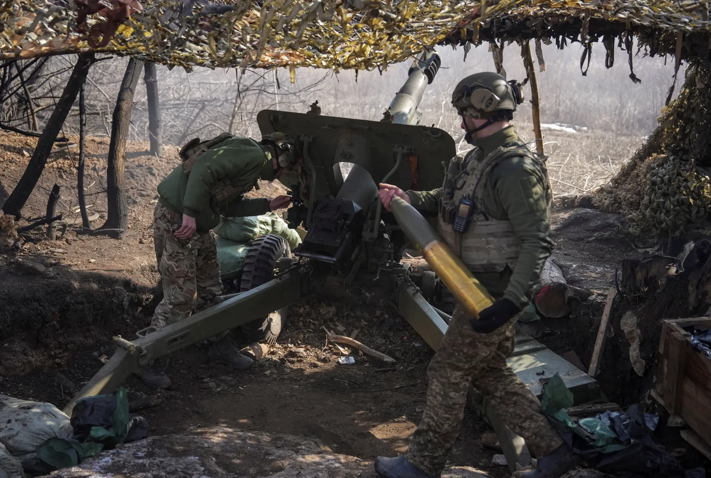 Ukraina sõdurid Pokrovski lähedal 03.03.2025.