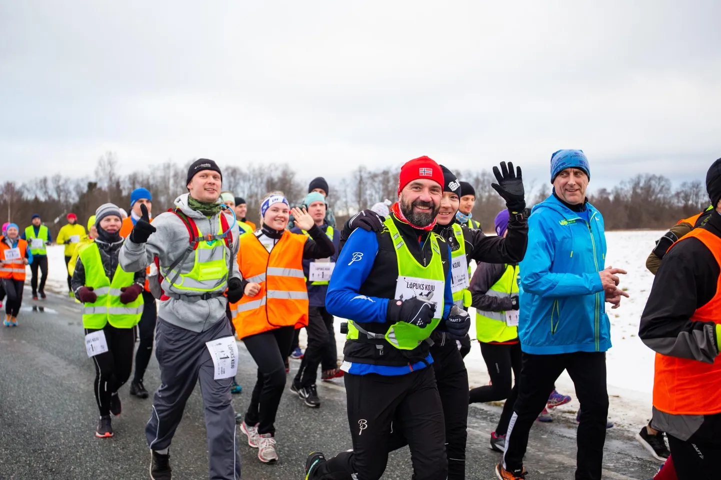 Eelmisel aastal said rahvasportlaseid talvisemas kliimas joosta.