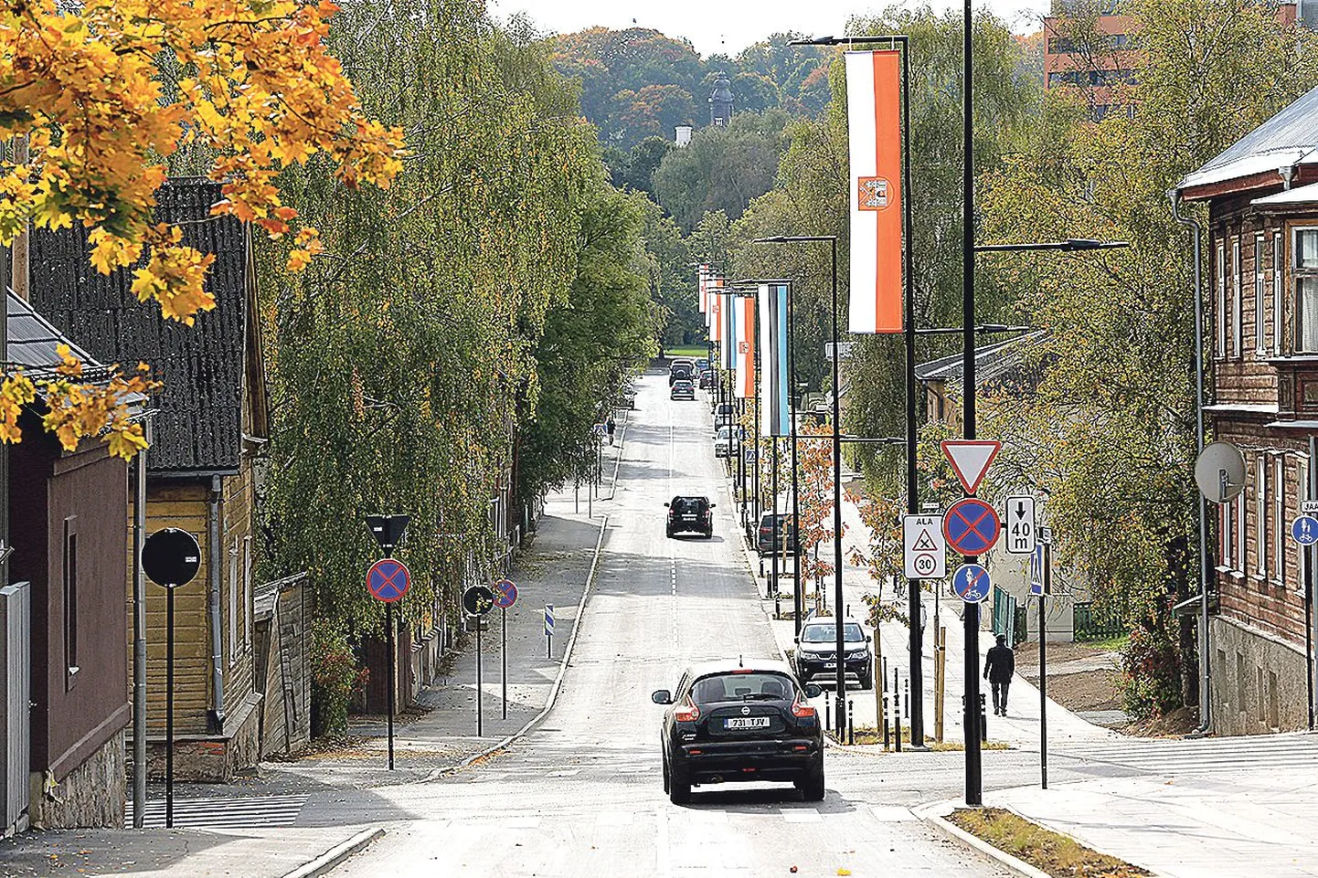 Tartu, Roosi tänava promenaad.
