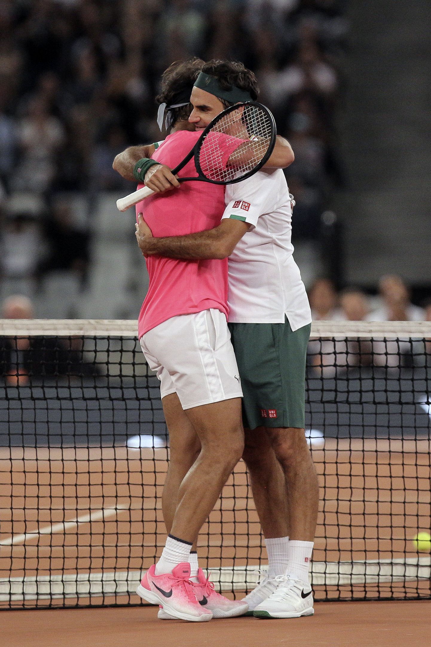 Tennise kaks suurt: Roger Federer (paremal) ja Rafael Nadal.