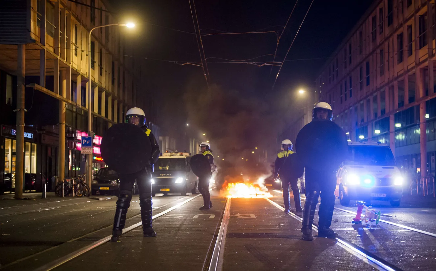 Hāga, policisti. Ilustratīvs attēls.