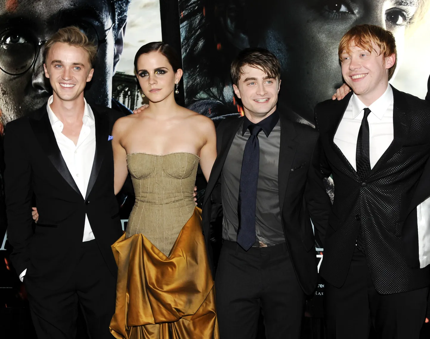 Tom Felton, Emma Watson, Daniel Radcliffe, Rupert Grint