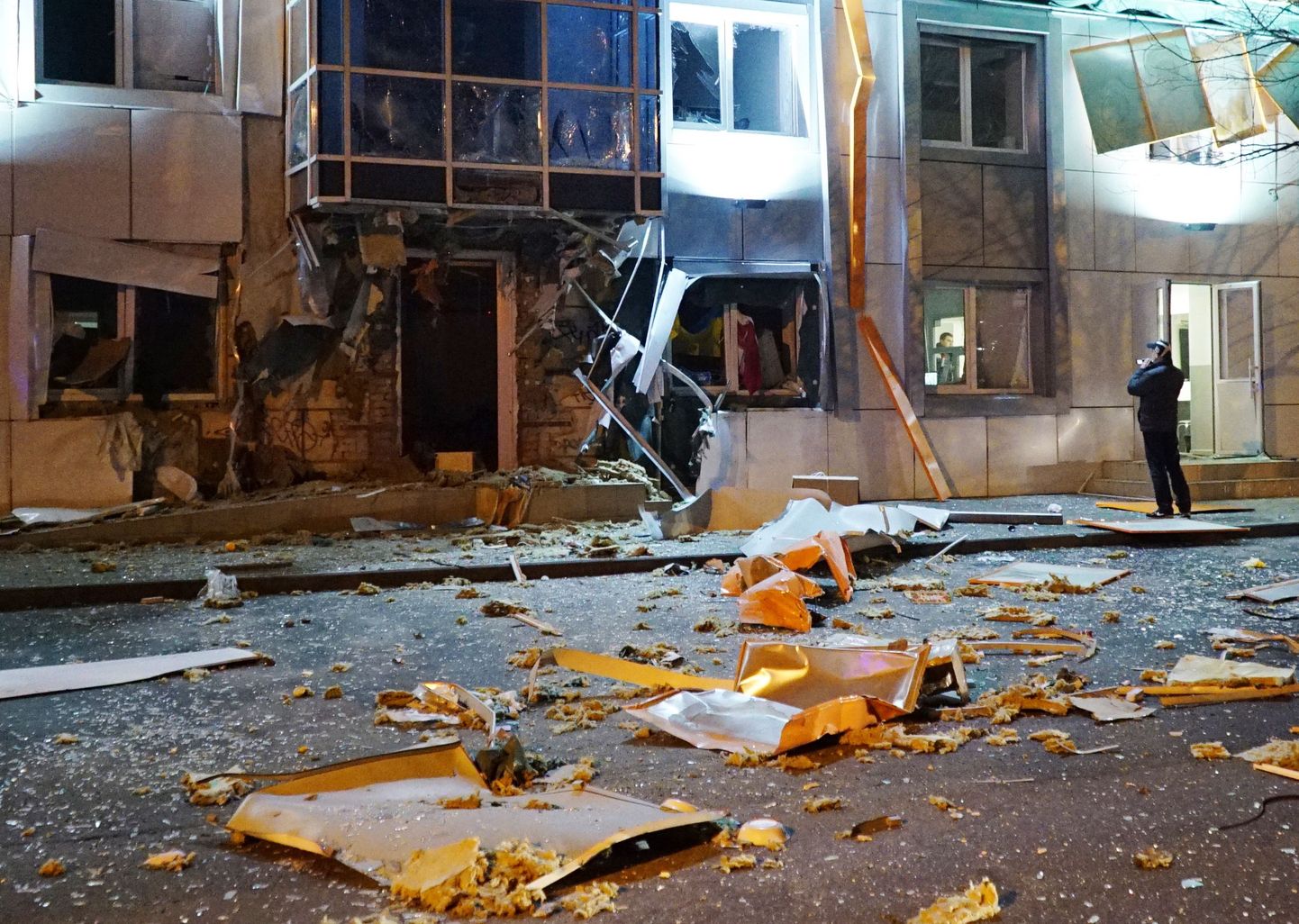 Detsembris Odessas aset leidnud pommirünnaku sündmuspaik