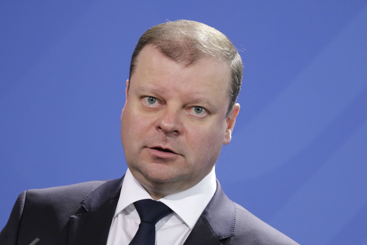 Leedu peaminister Saulius Skvernelis on murelik: tema valitsust ei pruugi kauaks jätkuda.