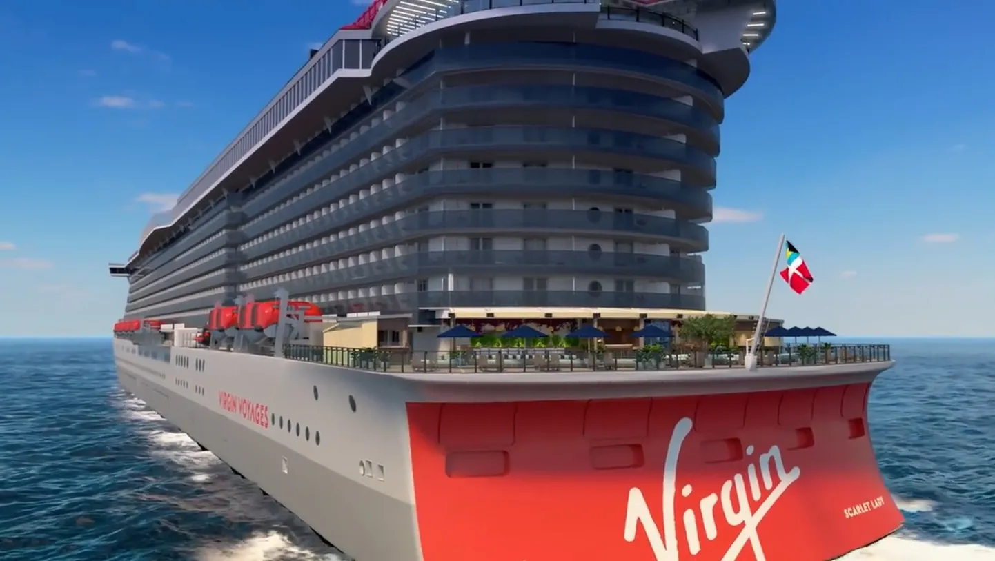 Virgin Voyages esimene kruiisilaev Scarlet Lady