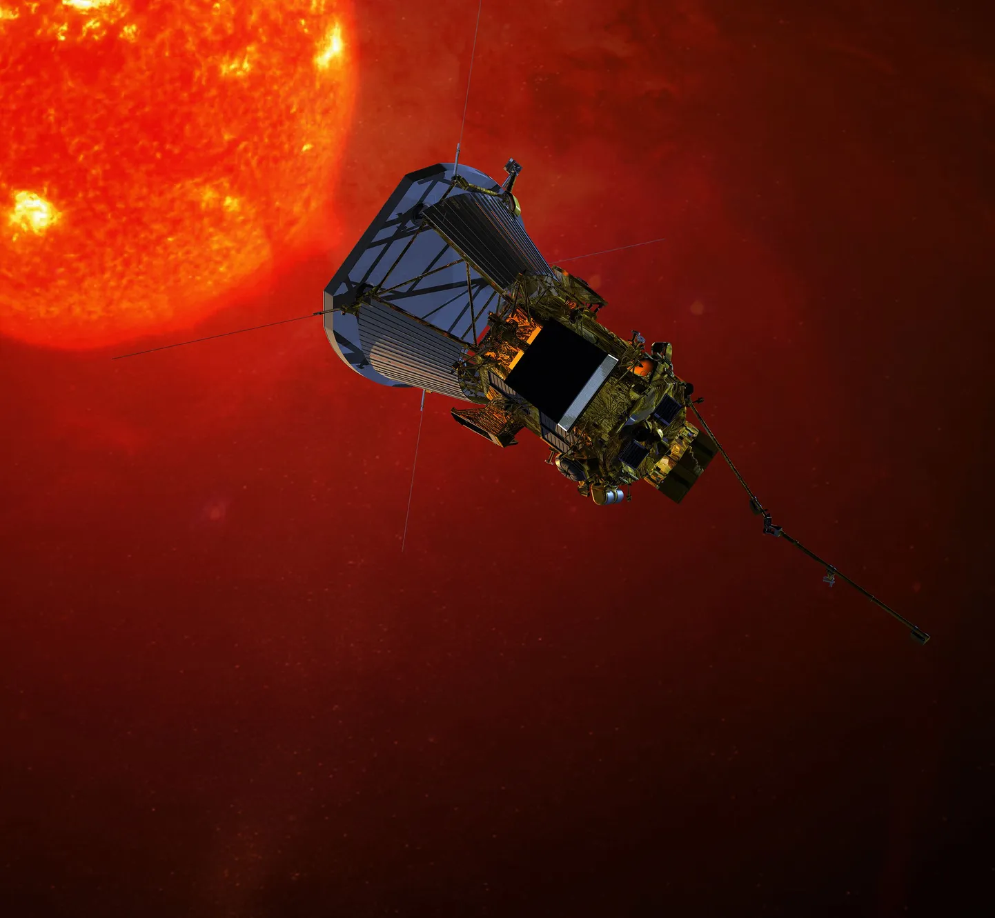 Kunstniku kujutis eelseisvast Solar Probe Plus missioonist.