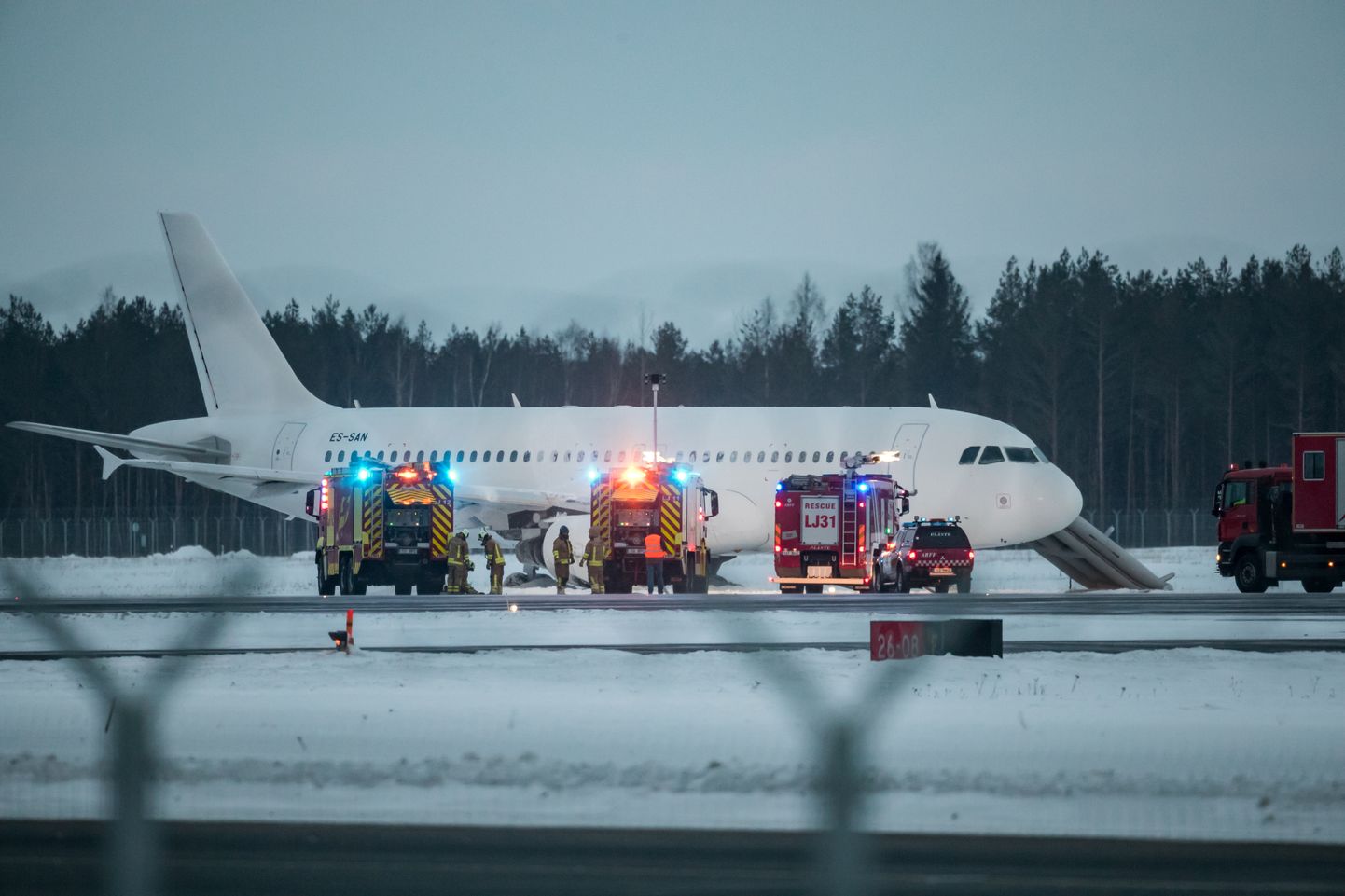 Tänavu veebruaris Tallinna lennuväljal hädamaandumise teinud Smartlynxi lennuk Airbus A320 müüdi Saksamaa eriüksuslastele väljaõppevahendiks.