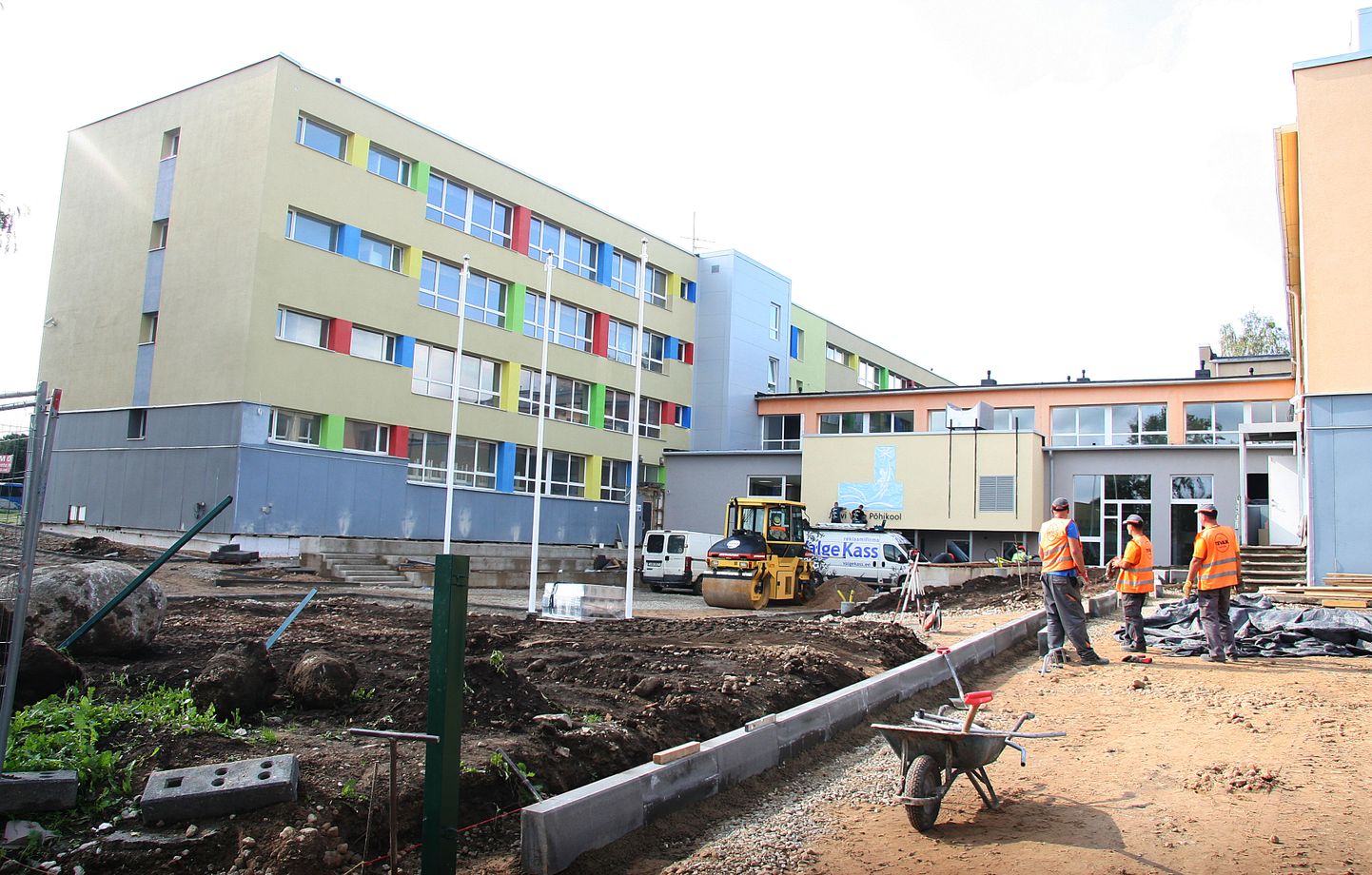 Реконструкция Йыхвиской русской основной школы в 2018 году.