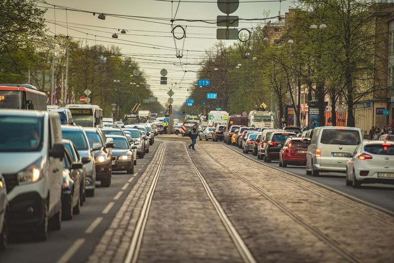Foto: Sastrēgumi galvaspilsētā