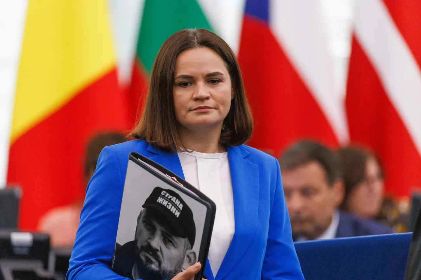 Baltkrievu opozīcijas līdere Svjatlana Cihanouska