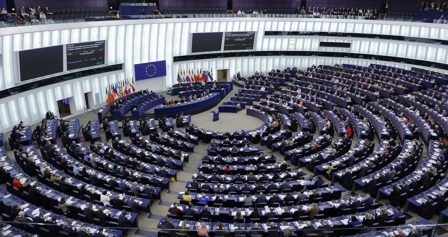 Euroopa Parlament täna Strasbourgis.