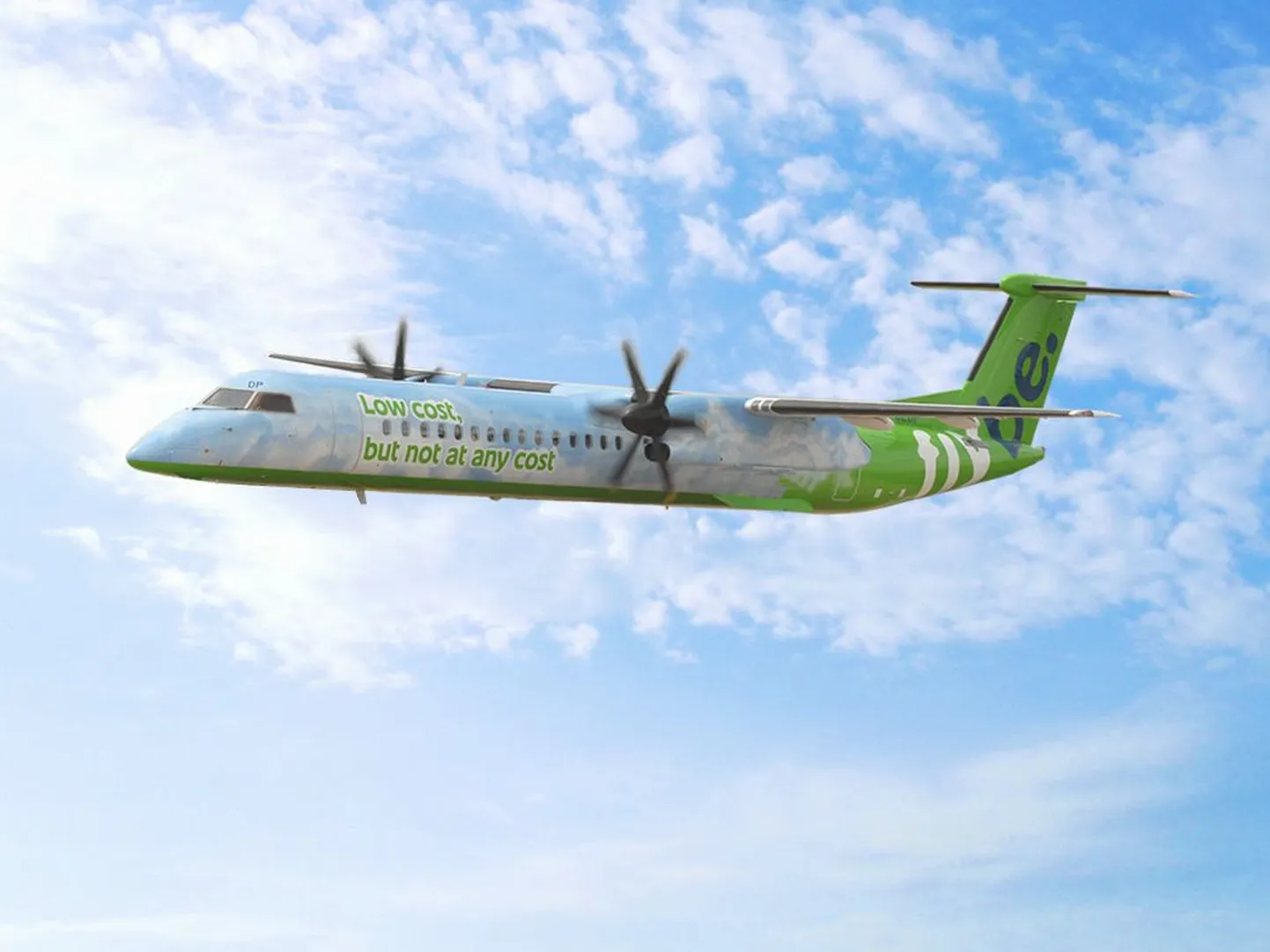 Briti odavlennufirma Flybe lennuk.