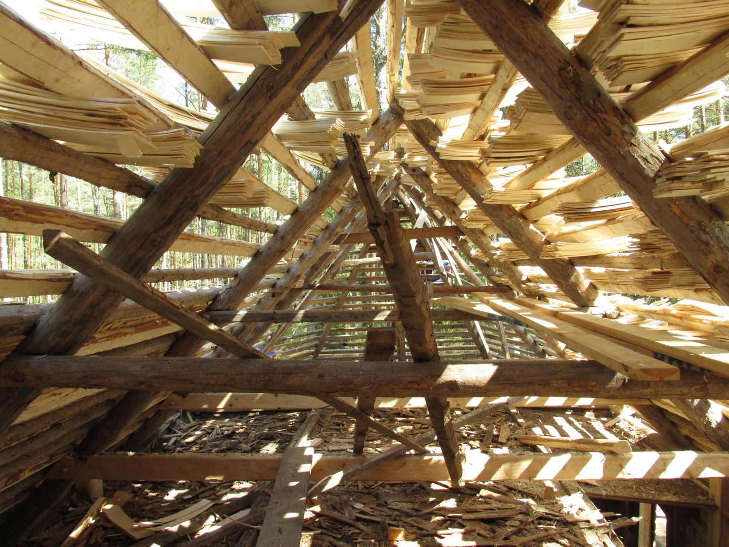 Puitkatuste levik hoogustus uuesti 19. sajandi teisest poolest, kui hakati rohkem kasutama rehepeksumasinaid, sest selles pekstud õled ei sobinud enam katusekatteks.