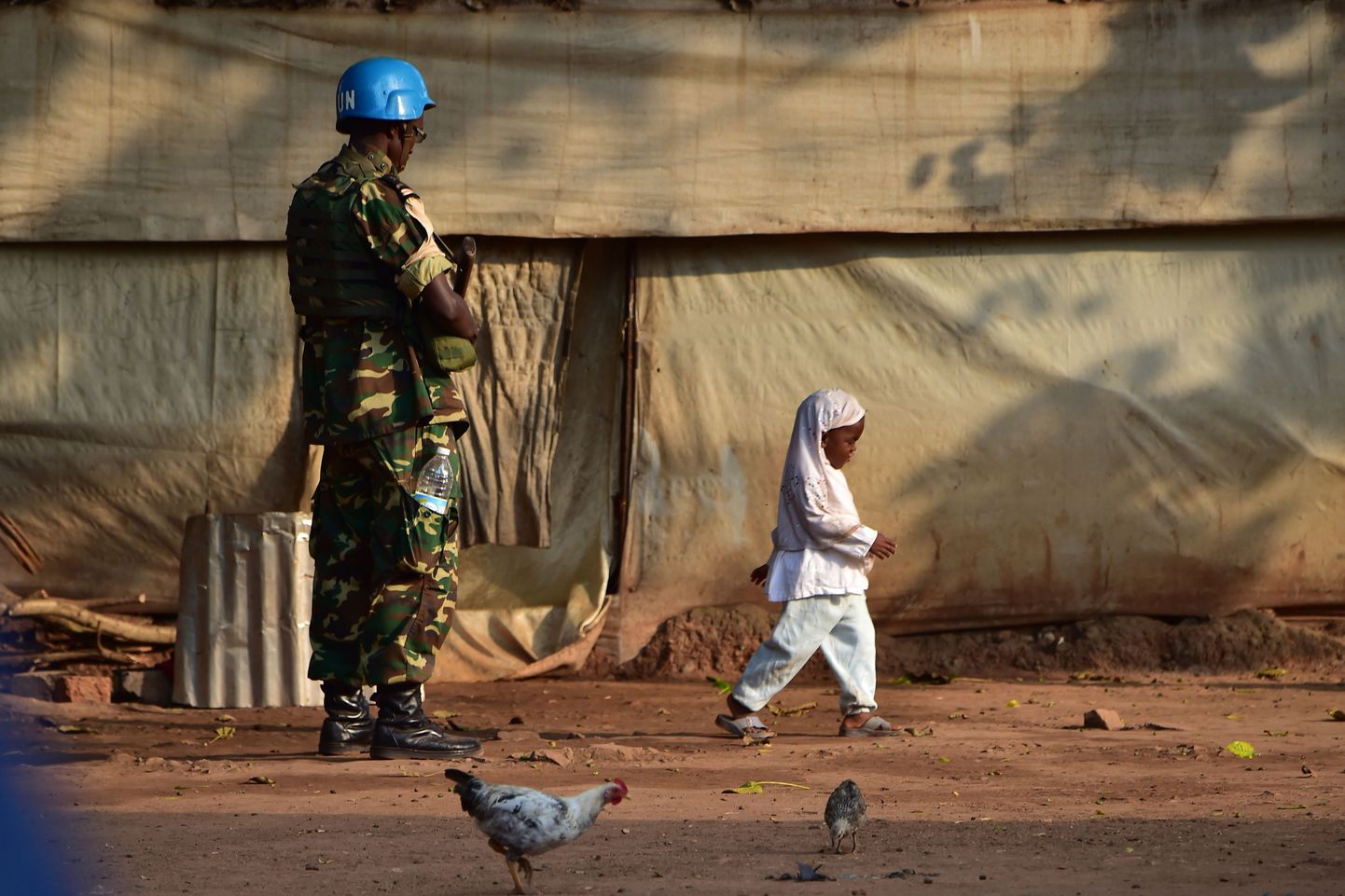 ÜRO rahuvalvaja Banguis.