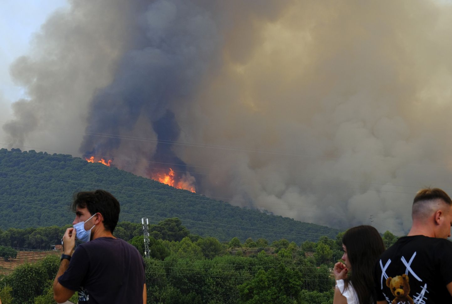 Savvaļas ugunsgrēki Spānijā