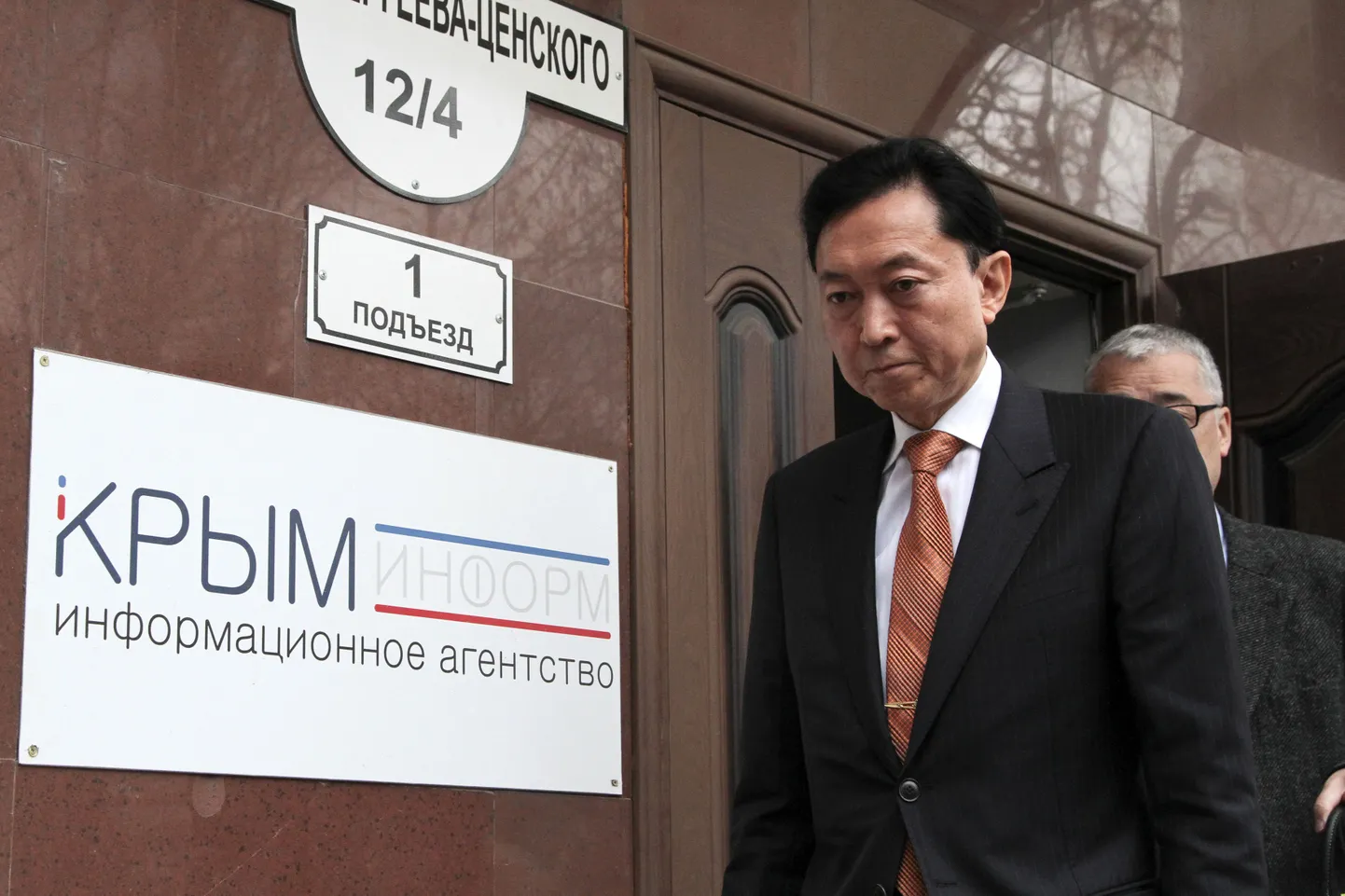 Yukio Hatoyama 11. märtsi Simferopolis.