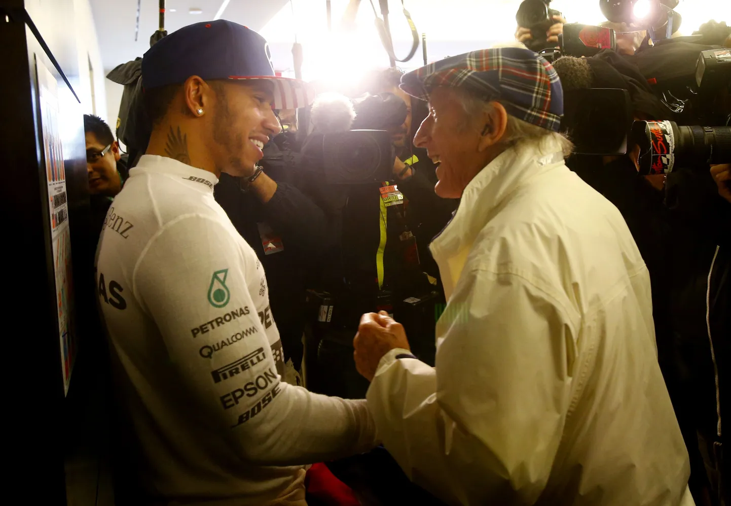 Lewis Hamilton ning Jackie Stewart