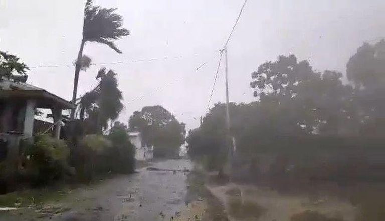 Haroldi tormituuled Vanuatul.