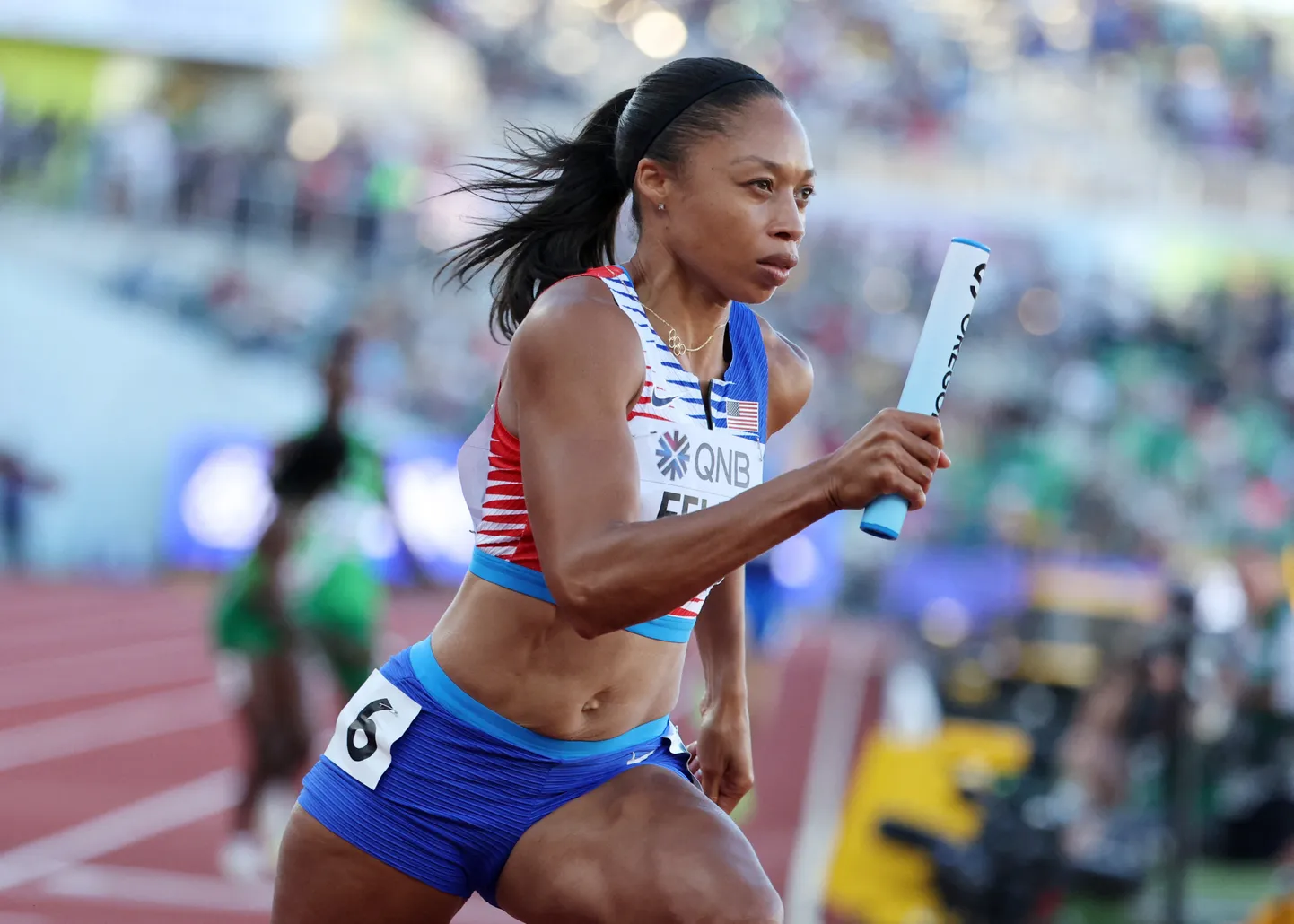 Allyson Felix lõpetas ülieduka tipptasemel karjääri 19 MM-medaliga (13 kulda, 3 hõbedat, 3 pronksi). See teeb temast läbi aegade edukaima MM-sportlase.