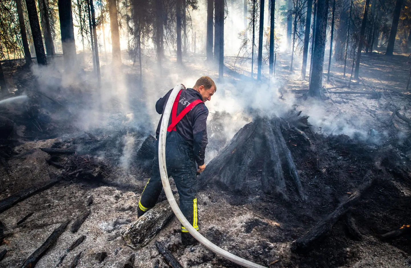 Möödunud aasta erakordselt kuum suvi tõi kaasa palju maastikupõlenguid, mille kustutustööde juhtimiseks on tihti tarvis operatiivkorrapidajate nõuandeid. Pilt on illustreeriv.