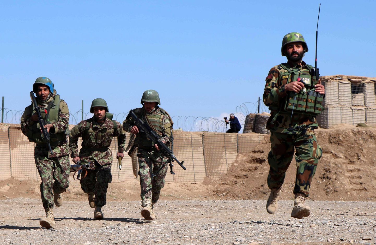 Afganistani sõdurid.