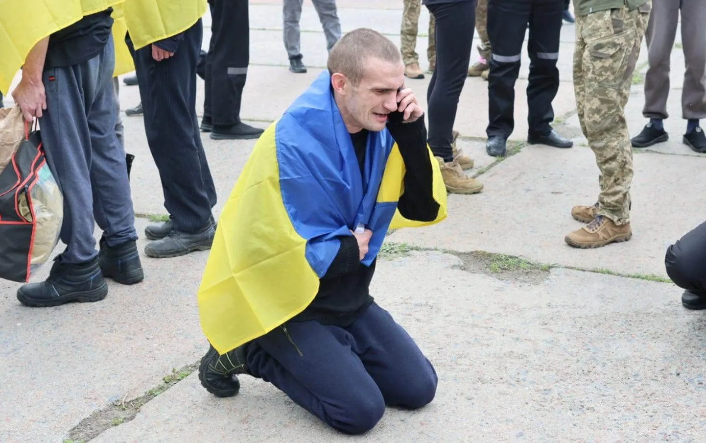 Украинский военнопленный после обмена, 12 июня 2025 года.