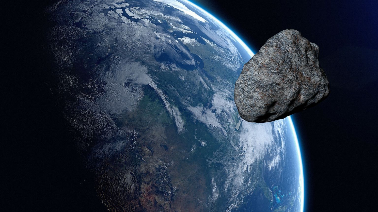 Asteroīds mākslinieka interpretācijā.