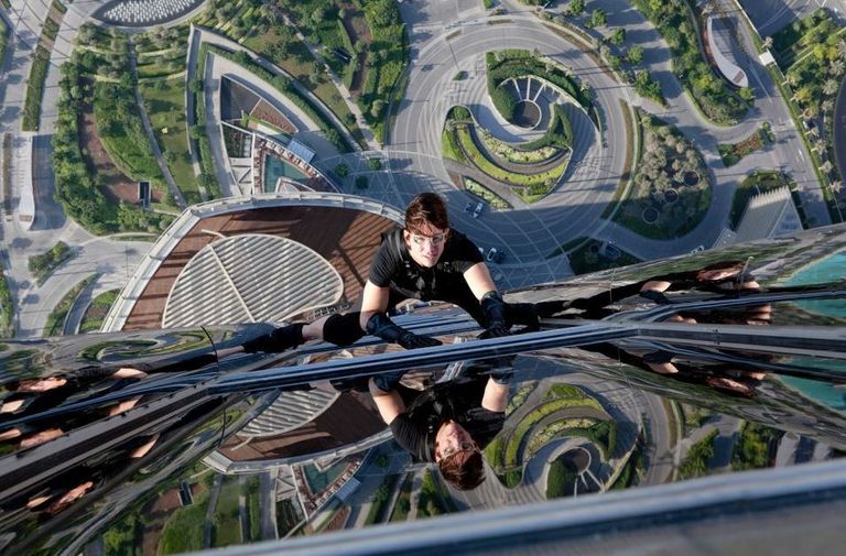 Kaader filmist «Mission Impossible: Ghost Protocol». Pildil Tom Cruise