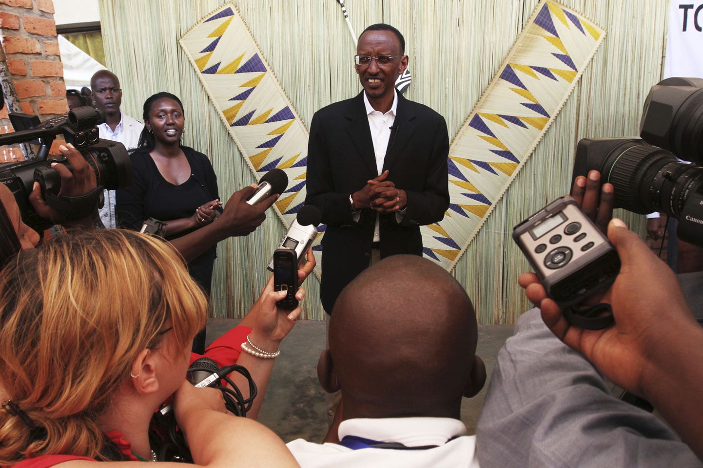 Rwanda president Paul Kagame esmaspäeval pealinnas Kigalis.
