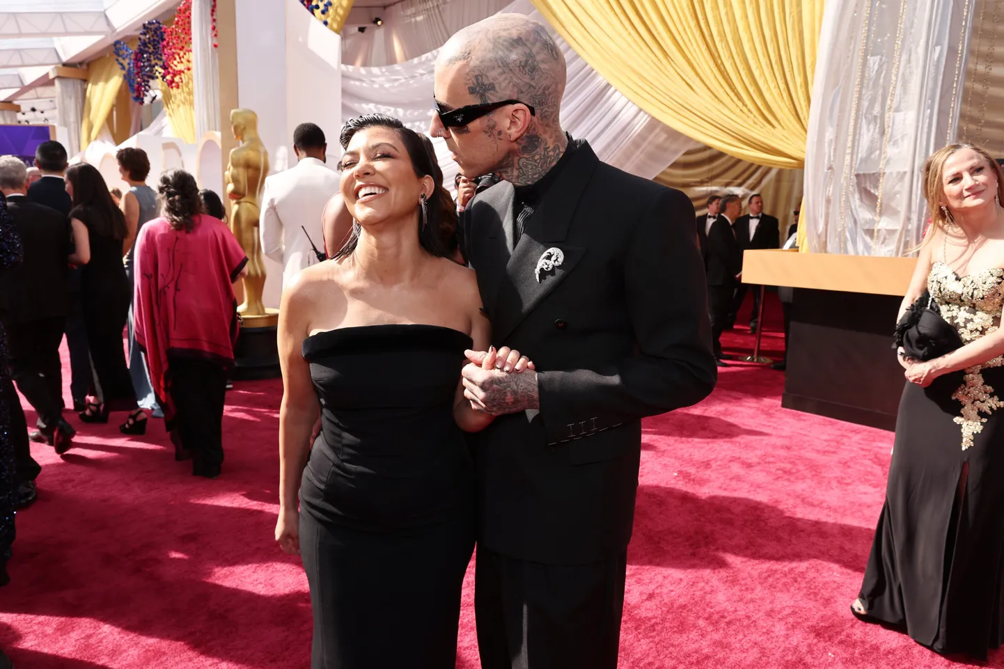 Kourtney Kardashian ja Travis Barker.