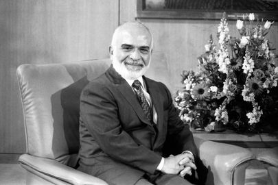 Jordaania kuningas Hussein. Pilt on tehtud 1994. aastal.