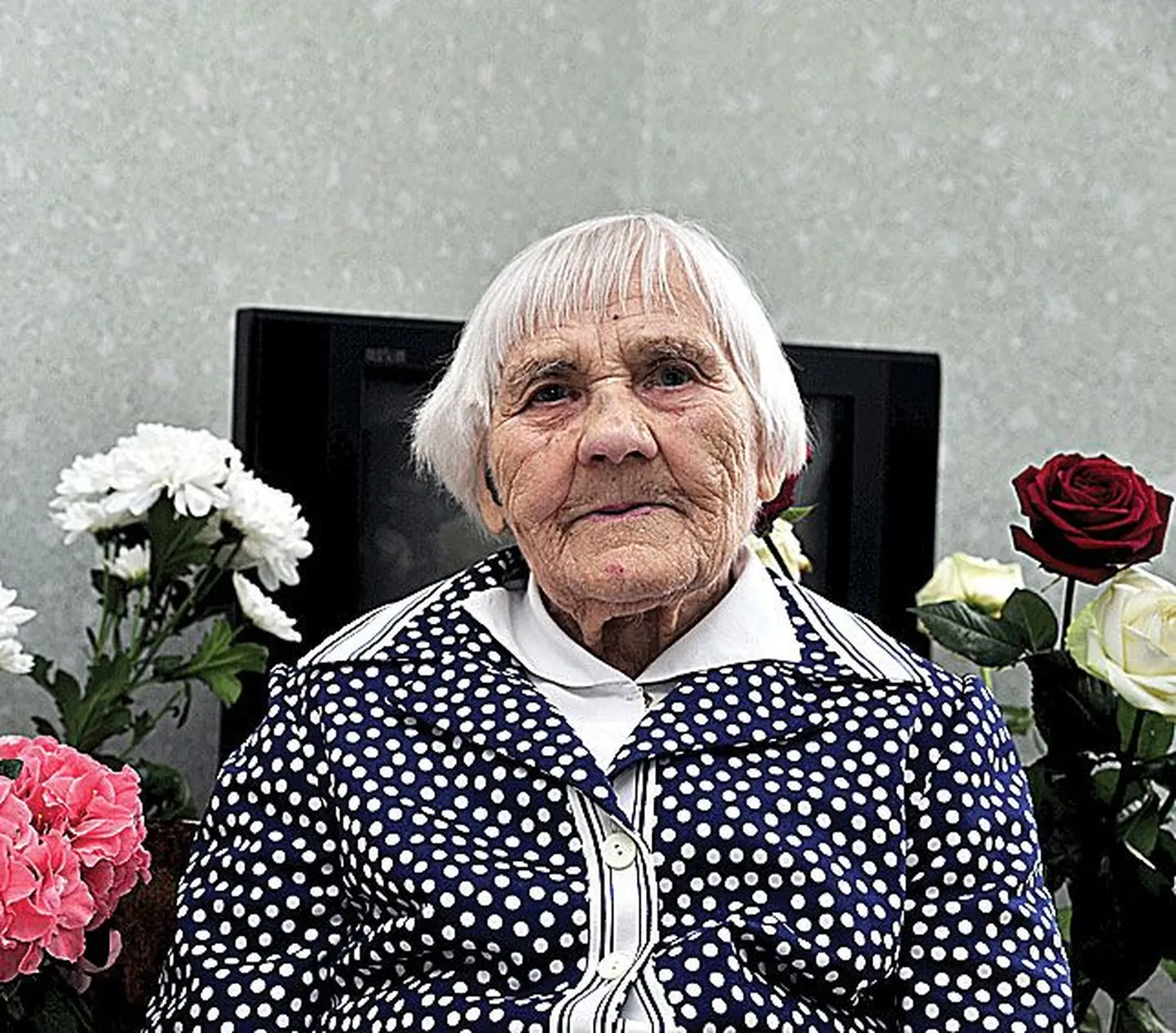 102-aastane Salme Toode käis esimest korda silmaarsti juures eelmisel aastal.