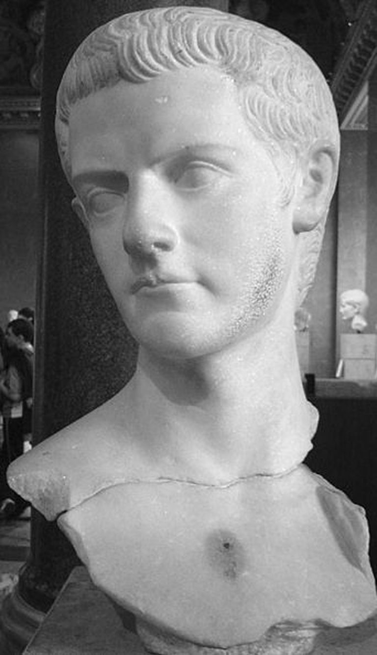 Vana-Rooma keisrit Caligulat kujutav büst / wikipedia.org