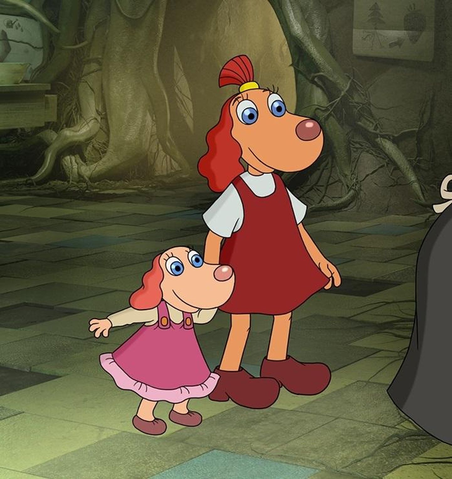 Animafilmi kolmandas osas “Lotte ja kadunud lohed” sai koeratüdruk Lotte endale väikse õe Roosi.