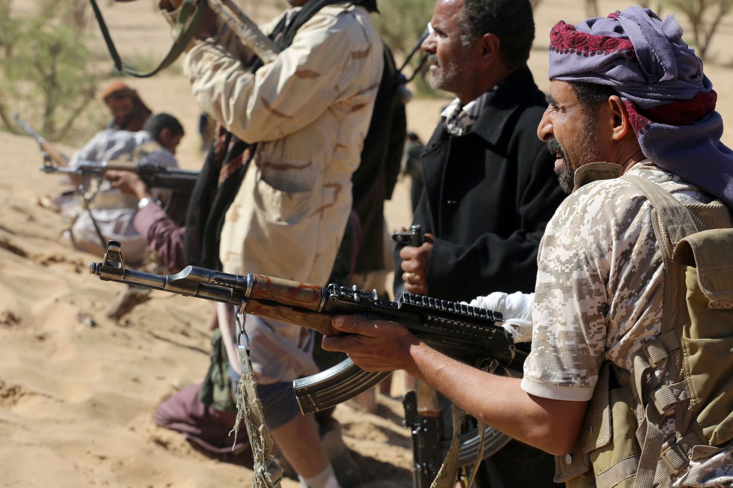 Jeemeni valitsusmeelsed hõimusõdalased.