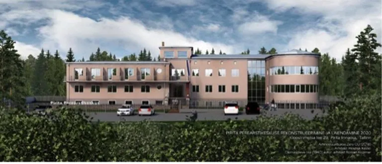 Vaade uuendatud hoonele