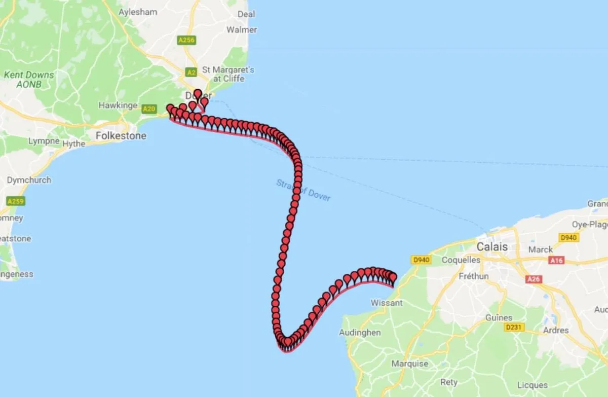 Teet Daanieli läbitud distants: arvestatud oli ligi 45 kilomeetriga, aga see venis hoopis ligi 70-kilomeetriseks.