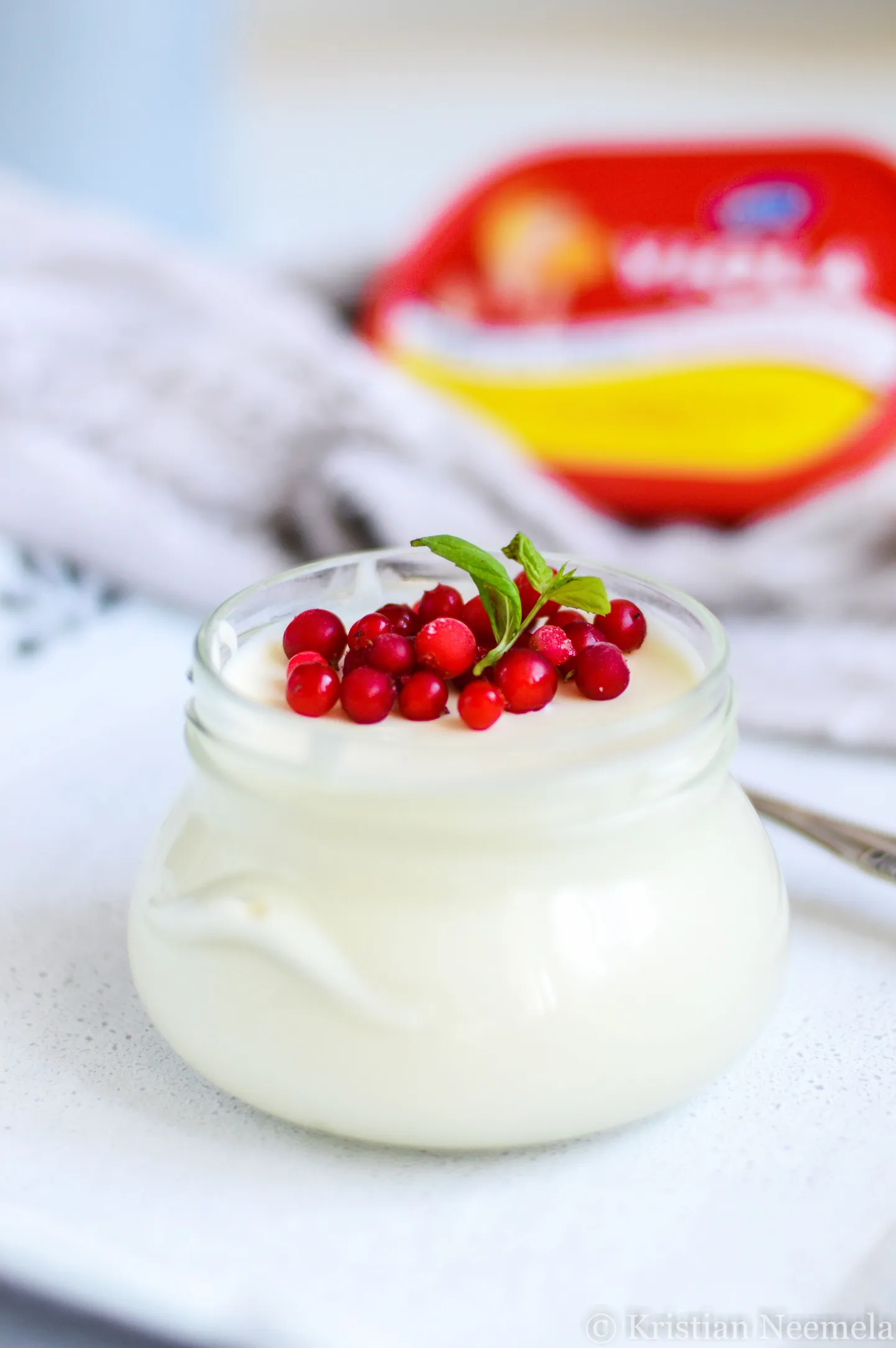Valge šokolaadi mousse