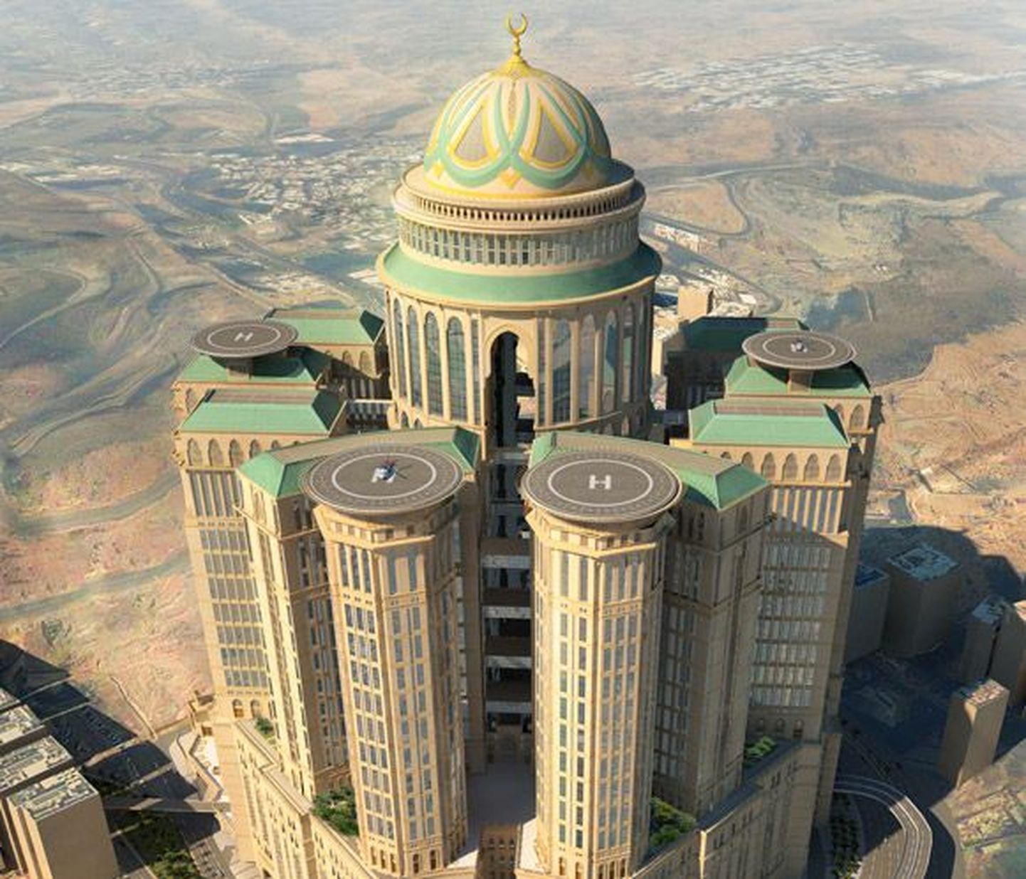 Saudi Araabiasse planeeritav maailma suurim hotell.