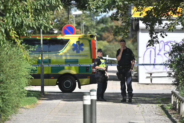 Rootsi politsei. Pilt on illustreeriv