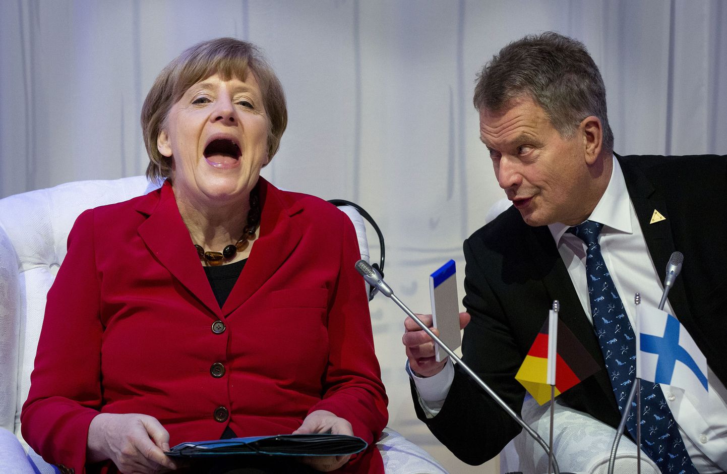 Angela Merkel ja Sauli Niinistö
