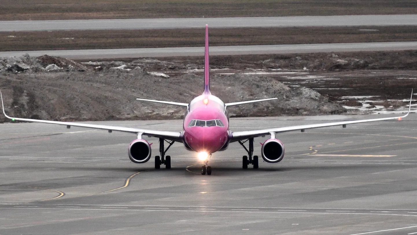 Wizz Airi lennuk