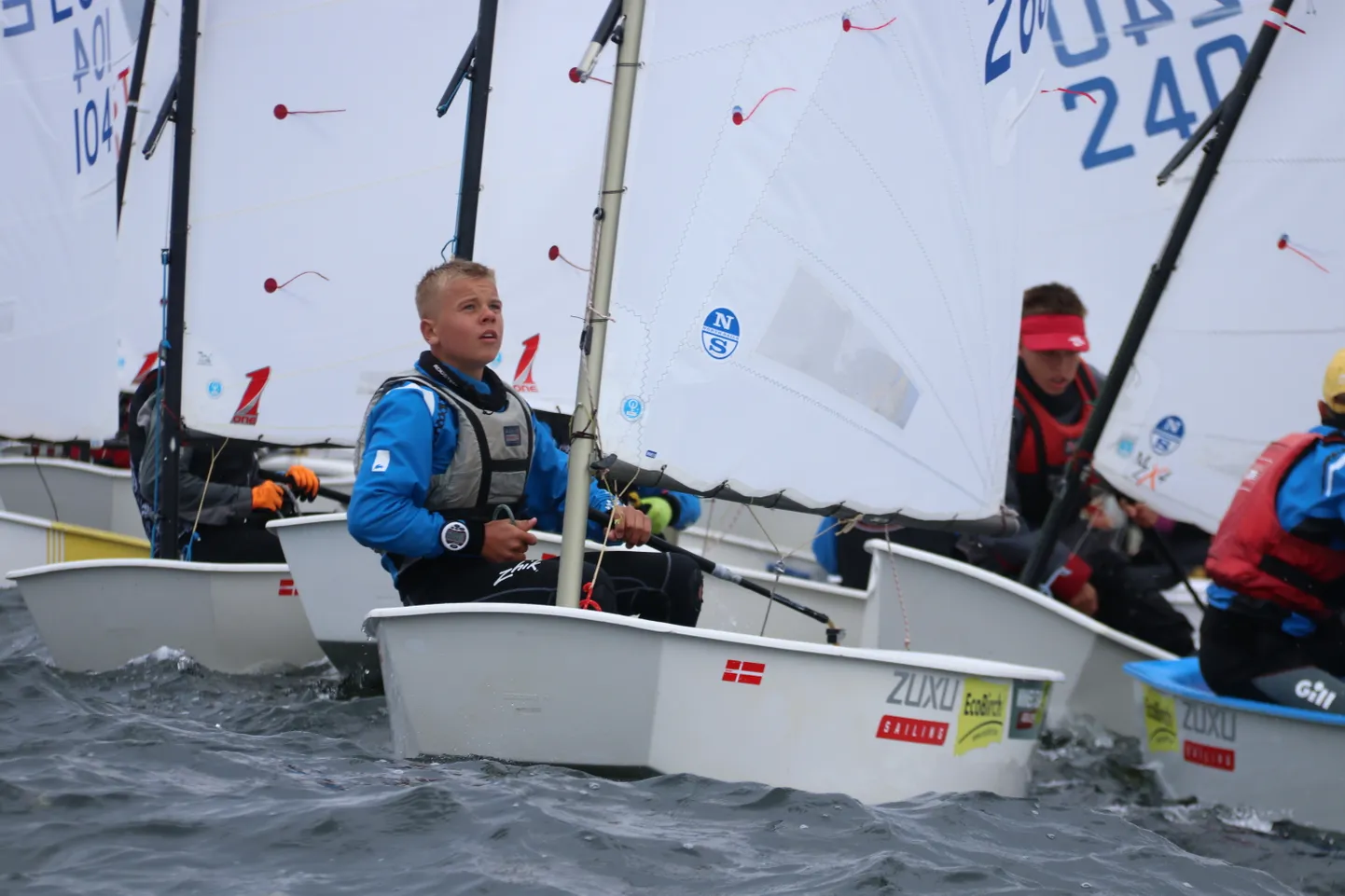 Andrias Sepp, Garmin Purjetamise Eesti Meistrivõistluste sarja liider Optimist klassis
