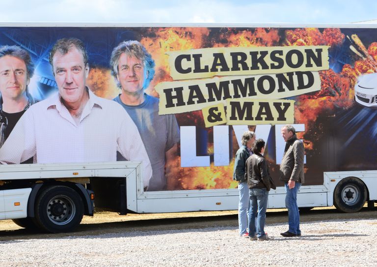 Clarkson, Hammond ja May tegelesid neljapäeval live-tuuri ettevalmistamisega          Foto: Scanpix