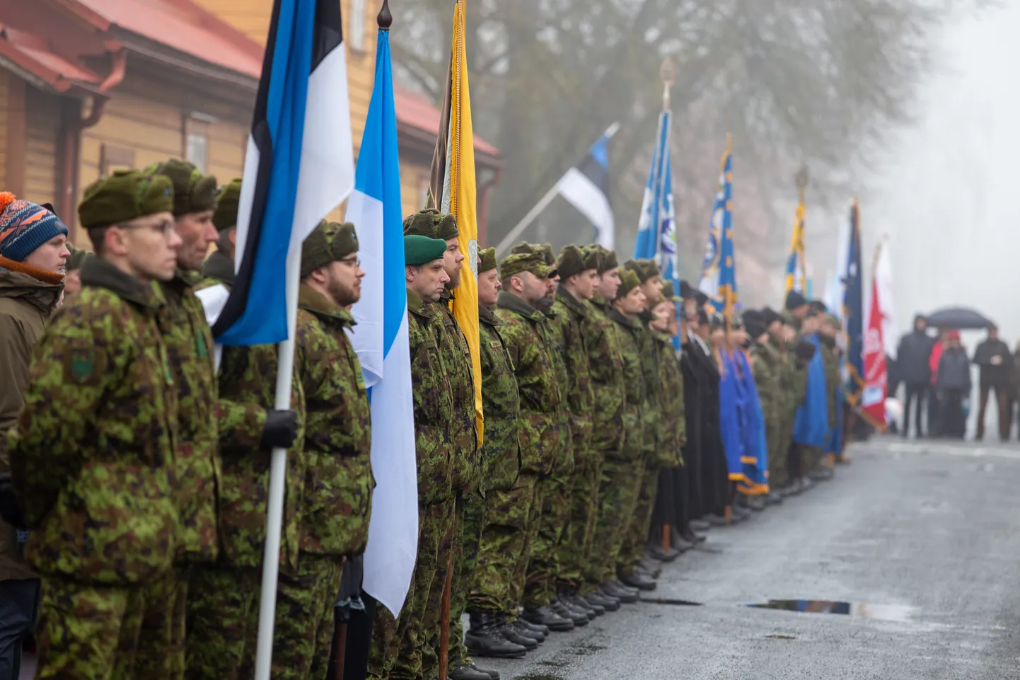 Eesti Vabariigi 106. aastapäeva tähistamine.