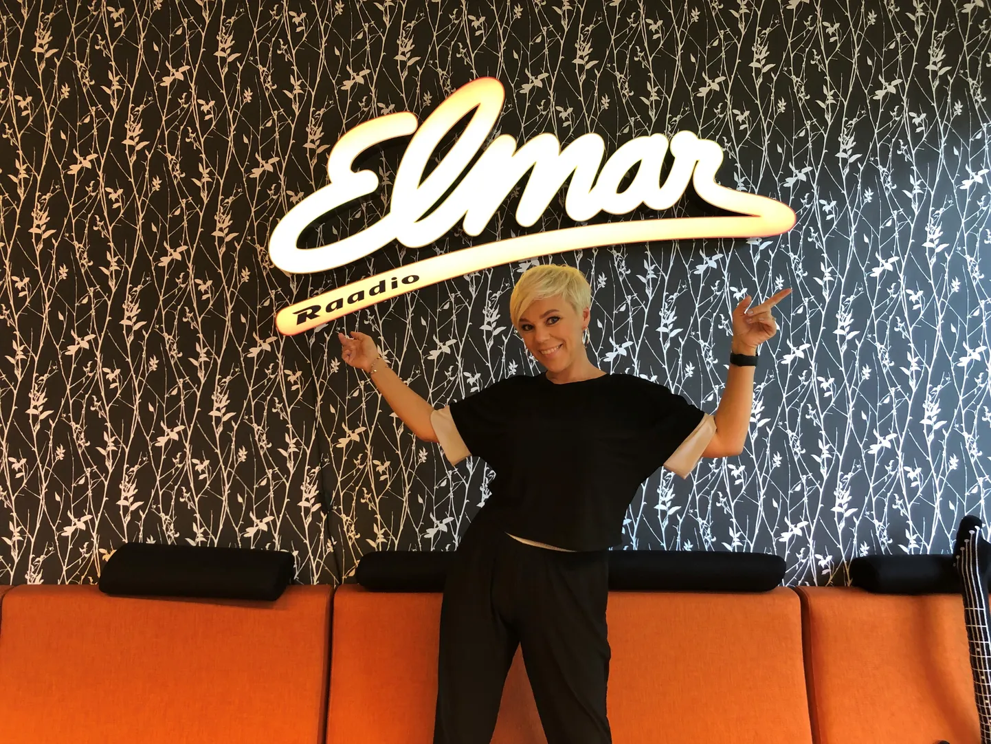 Gerli Padar raadio Elmar stuudios