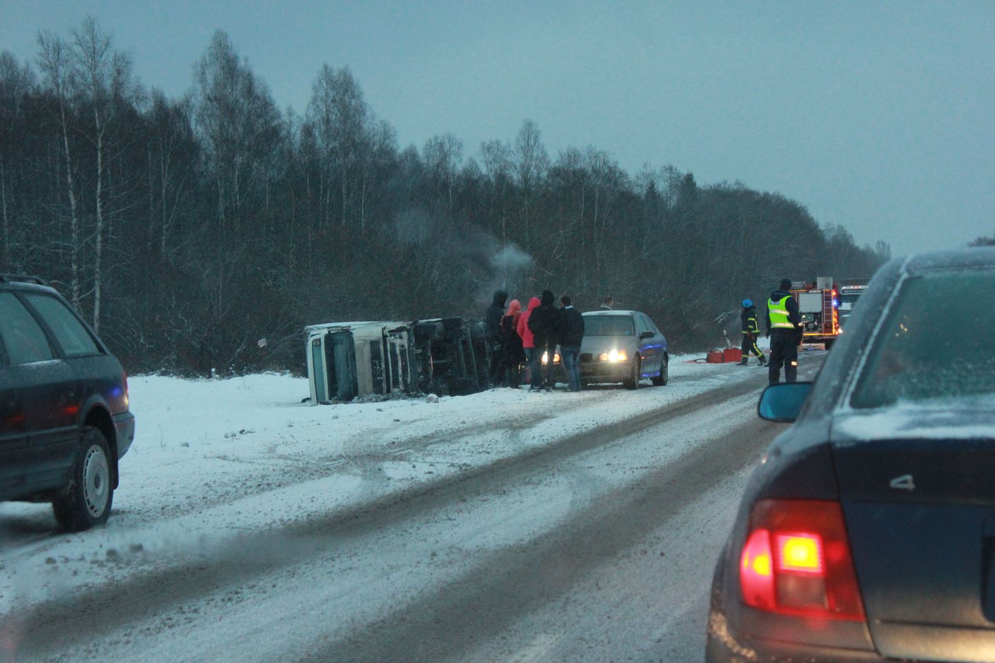 Traagiline avarii Sillamäe lähistel.