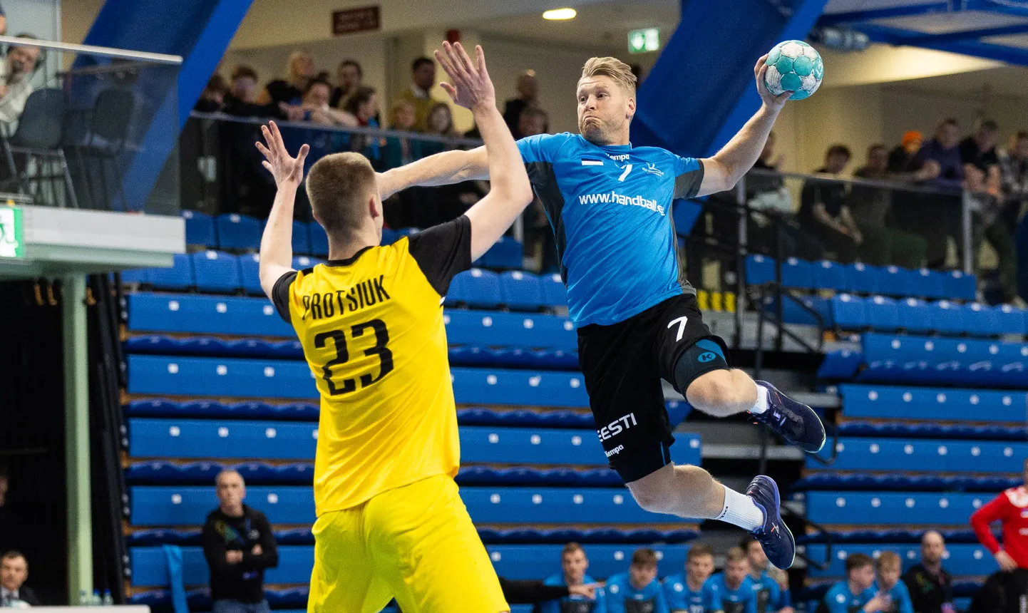 Eesti koondise liider Dener Jaanimaa viskas avamängus Ukraina võrku 11 palli.