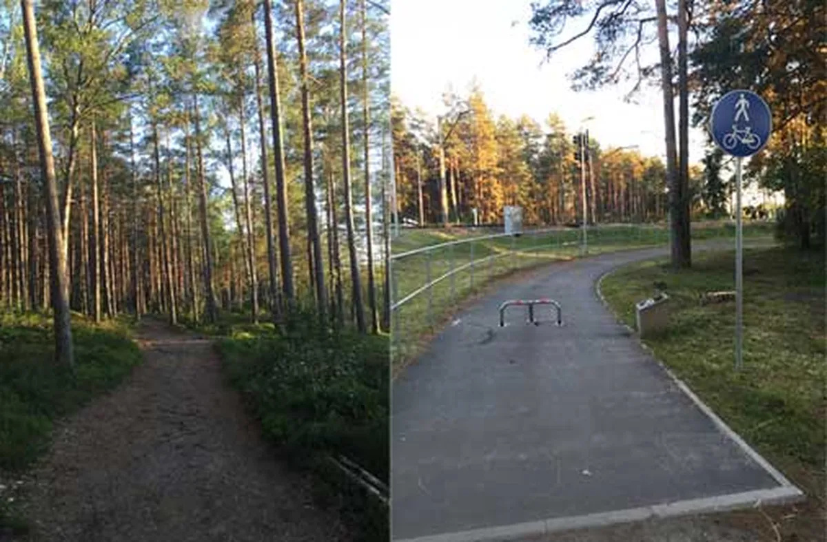 Divi veloceliņi - meža un pāri Gaujai līdz Carnikavai
