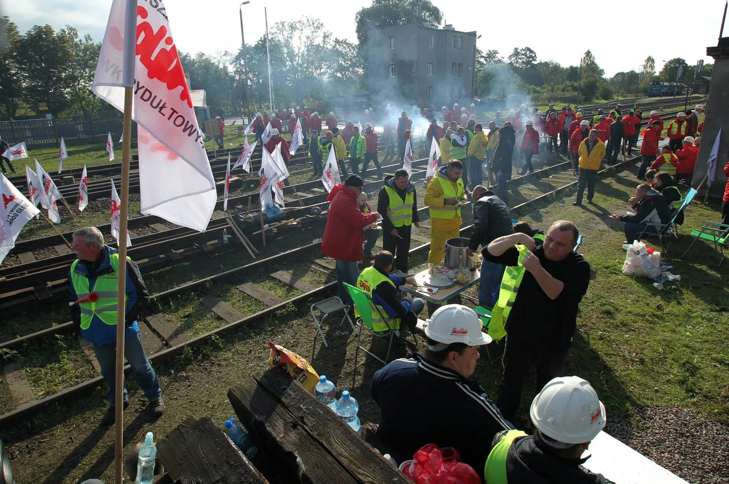 Protestivad Poola kaevurid.